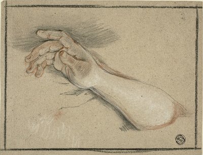 Mano y antebrazo de Antoine Coypel