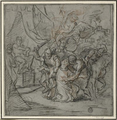 Martirio de un santo de Antoine Coypel