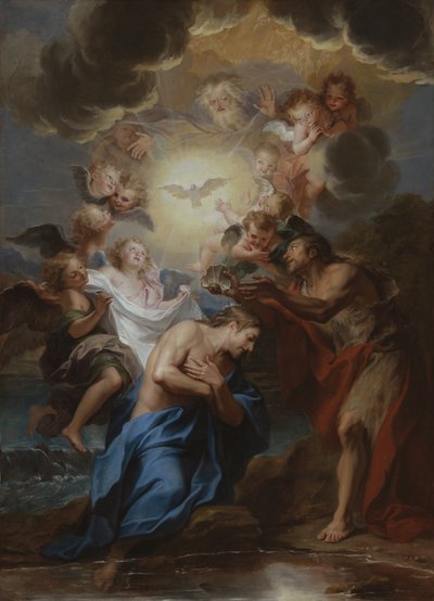 El bautismo de Cristo de Antoine Coypel