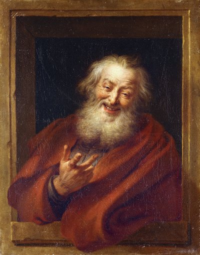 El alegre Demócrito de Antoine Coypel