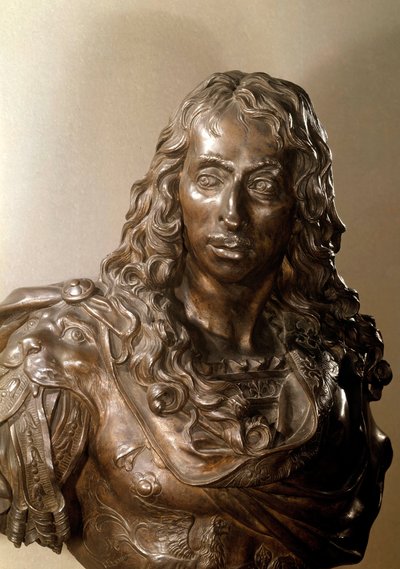 Busto en bronce de Luis II de Borbón, Príncipe de Condé conocido como el Gran Condé (1621-1686). Escultura de Antoine Coysevox (1640-1720) Siglo XVII de Antoine Coysevox