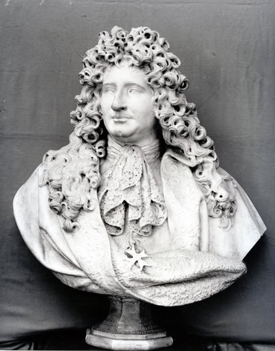 Busto de Jules Hardouin Mansart (1646-1708) 1698 de Antoine Coysevox