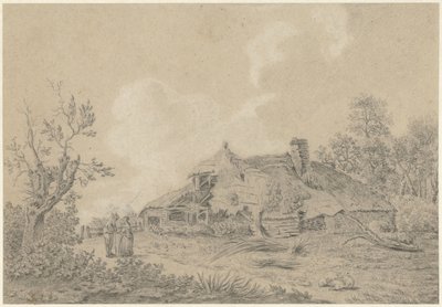 Granja con dos figuras de Antoine Daniel Prudhomme