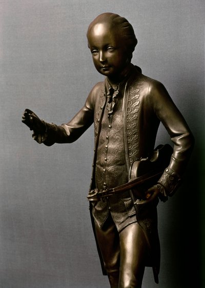 Estatua de Mozart de niño (bronce) de Antoine Denis Chaudet