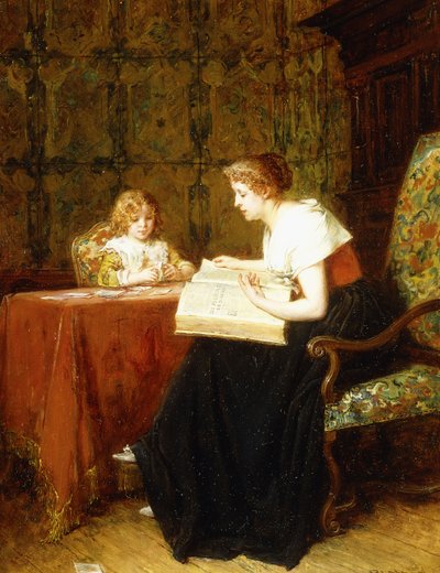 La hora del atardecer de Antoine Emile Plassan