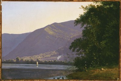 Vista del lago Nemi de Antoine Fèlix Boisselier