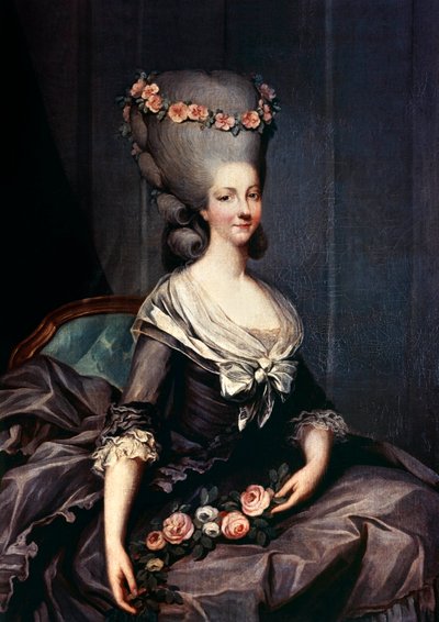María Teresa de Saboya-Carrignan, princesa de Lamballe de Antoine Francois (after) Callet