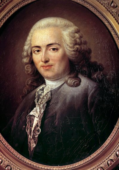 Retrato de Anne Robert Jacques Turgot (1727-1781) Ministro Pintura de Antoine Graincourt (1748-1823) Siglo XVIII Sol. 0,54x0,64 m de Antoine Graincourt