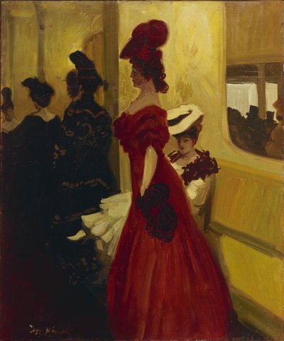 Espectadora en el Palco del Teatro de Antoine Guillaume Minartz