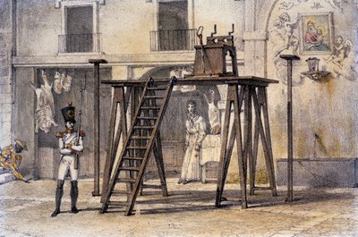 Plataforma (para picota) de Antoine Jean Baptiste Thomas