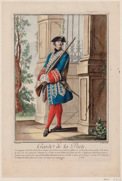 Guardia de la puerta de Antoine Jean De Fehrt