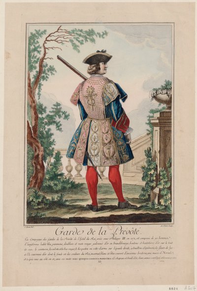 Gardes de la prévôté, 1756 de Antoine Jean De Fehrt