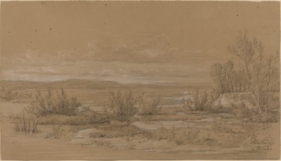 Paisaje cerca de Vourlis de Antoine Jean Duclaux