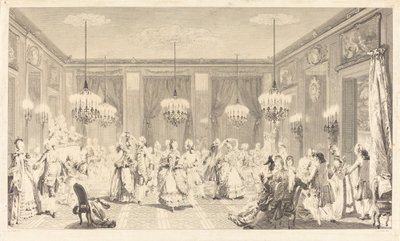 El baile de Antoine Jean Duclos after Augustin de Saint Aubin
