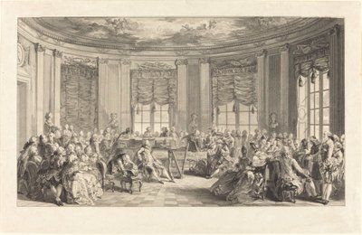 El Concierto de Antoine Jean Duclos after Augustin de Saint Aubin