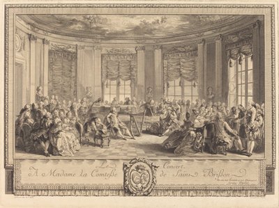 El Concierto de Antoine Jean Duclos after Augustin de Saint Aubin