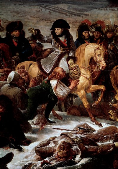 Campaña de Prusia y Polonia (1806-1807): “Napoleón I (1769-1821) en el campo de batalla de Eylau el 9/02/1807” (detalle) de Antoine Jean Gros
