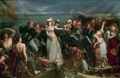María Teresa, duquesa de Angulema ... (óleo sobre lienzo) de Antoine Jean Gros