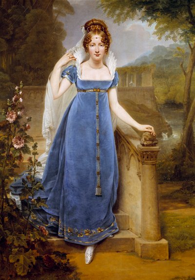 Retrato de cuerpo entero de Henriette Scherrer, Condesa Legrand (1795-1848) de Antoine Jean Gros