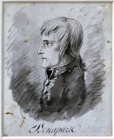 Retrato de Napoleón Bonaparte, General en Jefe del Ejército de Italia de Antoine Jean Gros