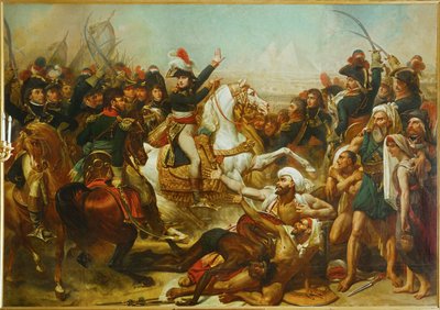 La batalla de las pirámides ... de Antoine Jean Gros