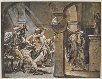 La muerte de Timofanes, 1842 de Antoine Jean Gros Baron