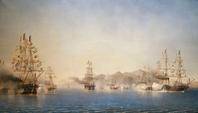 La llegada del Príncipe Presidente (Napoleón III) al puerto de Tolón, el 27 de septiembre de 1852 de Antoine Leon Morel Fatio