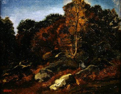 Otoño en Fontainebleau de Antoine Louis Barye