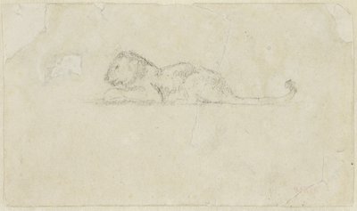 Leona sentada de Antoine Louis Barye
