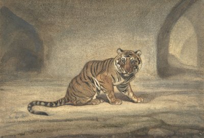 Tigre, 1810-75 de Antoine Louis Barye