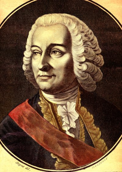 Joseph François,marqués de DUPLEIX (grabado) de Antoine Louis Francois (after) Sergent Marceau