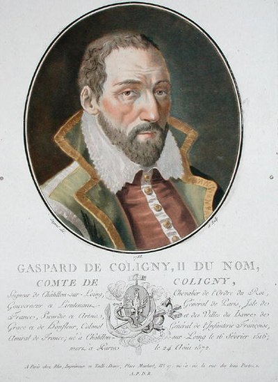Gaspard (1519-72) Conde de Coligny de Antoine Louis Francois Sergent Marceau