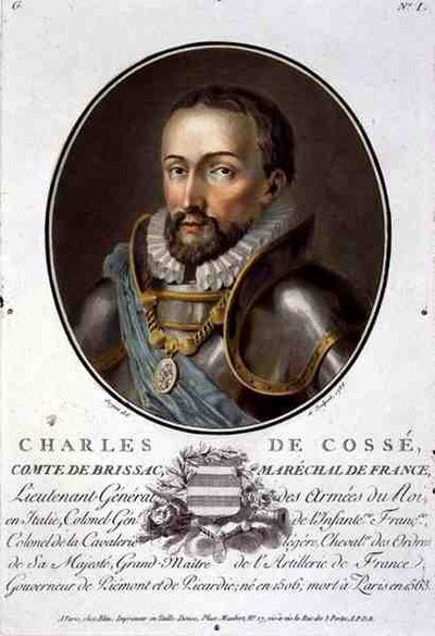 Retrato de Charles de Cosse, Conde de Brissac, Mariscal de Campo de Francia (1506-63) de Antoine Louis Francois Sergent Marceau