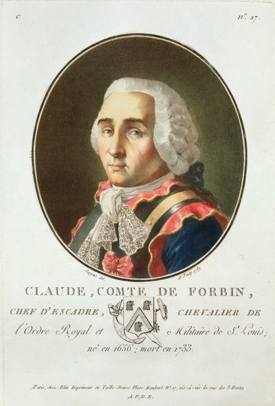 Claude (1656-1733) Conde de Forbin, 1789, de 