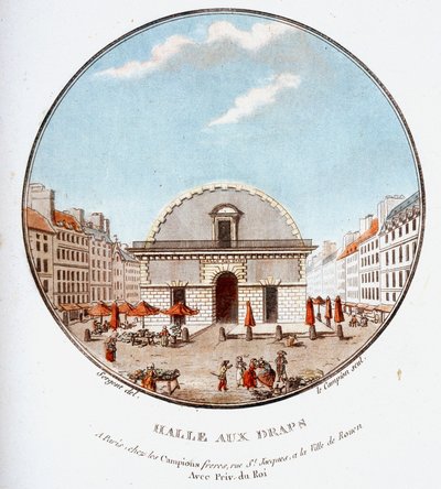 En vistas pintorescas de los principales edificios de París por Sergeant de Antoine Louis Francois Sergent Marceau