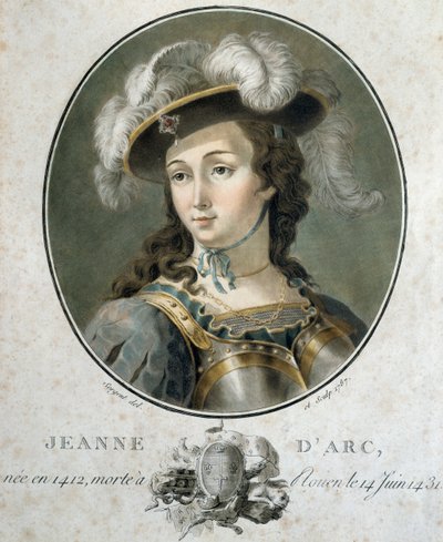 Retrato de Juana de Arco (1412-1431), por Sergent de Antoine Louis Francois Sergent Marceau
