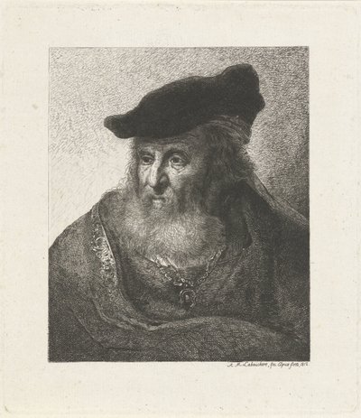 Retrato de un rabino de Antoine Marie Labouchere