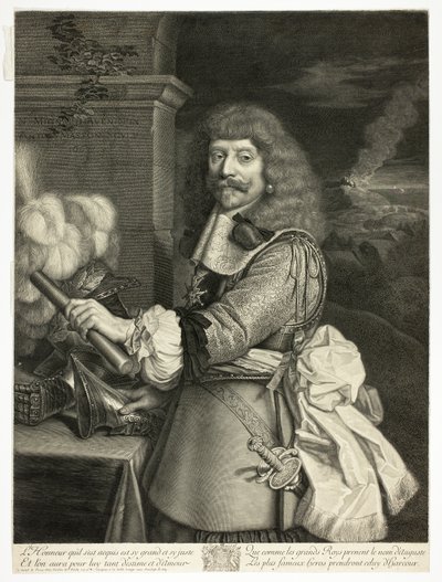 Retrato de Henri de Lorraine, Conde de Harcourt, Gran Escudero de Francia de Antoine Masson