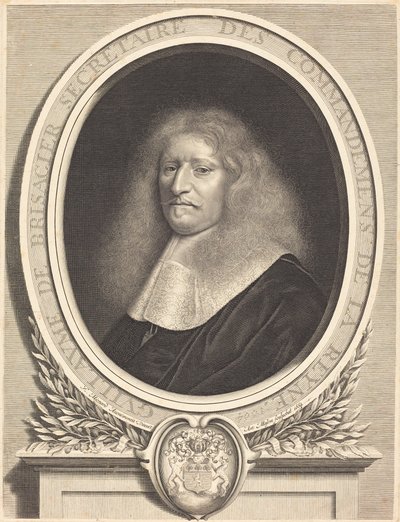 Guillaume de Brisacier de Antoine Masson after Nicolas Mignard