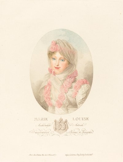 Marie-Louise, Emperatriz de los Franceses de Antoine Maxime Monsaldy after Jean Baptiste Isabey