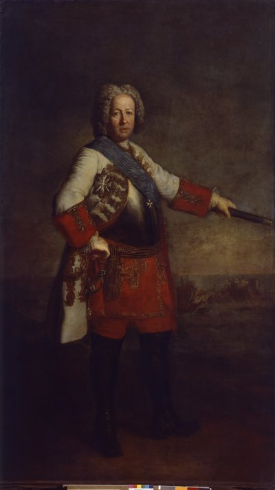 Conde Friedrich Heinrich von Seckendorf de Antoine Pesne
