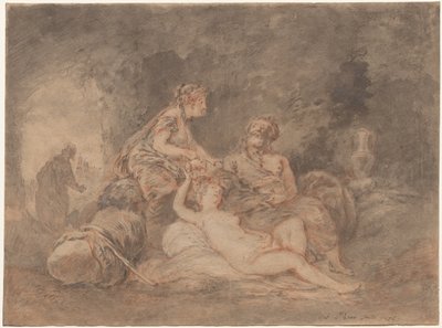 Lot y sus hijas, 1756 de Antoine Pesne