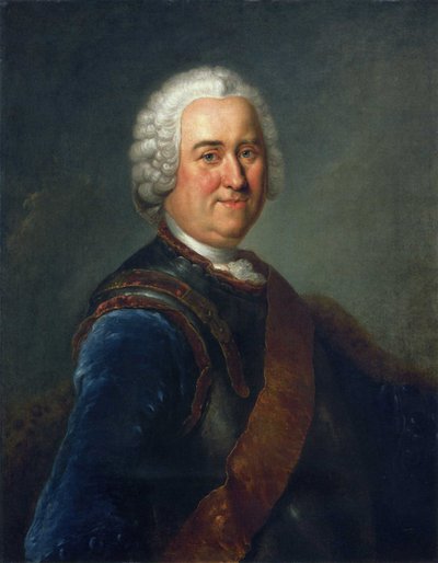 Retrato del Mariscal de Campo James Keith de Antoine Pesne