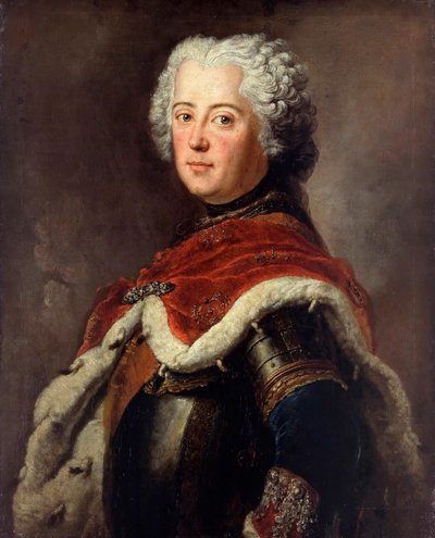 Retrato de Federico II de Prusia de Antoine Pesne