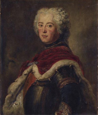 Retrato de Federico II de Prusia 1712-1786 de Antoine Pesne