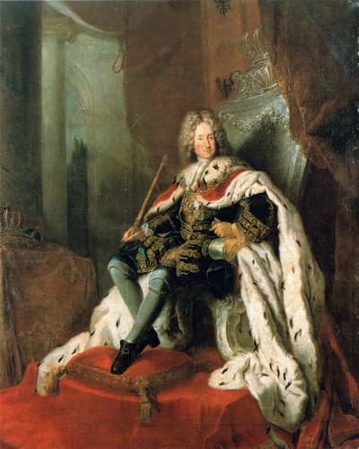 Retrato de Federico I de Prusia (1657-1713) de Antoine Pesne