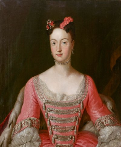 Princesa Wilhelmine de Prusia (1709-1758), Margravina de Brandeburgo-Bayreuth de Antoine Pesne