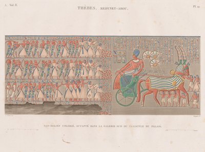 Descripción de Egipto: Tebas. Medynet-Abou, vol. II, pl. 12 de Antoine Phelippeaux