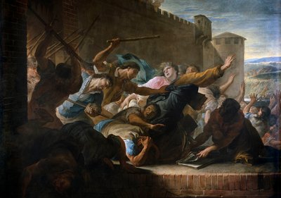 Expulsión de los hugonotes de Toulouse el 17 de mayo de Antoine Rivalz