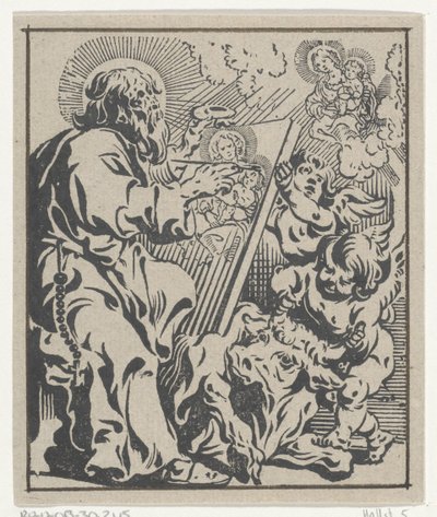 Lucas el evangelista Los cuatro evangelistas (título de la serie) de Antoine Sallaert